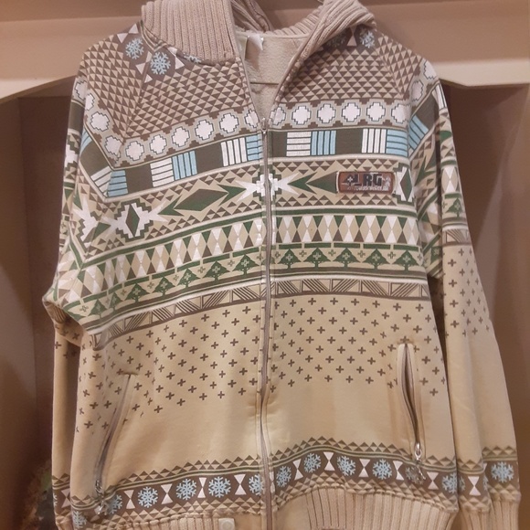 Powder moves Lrg ziphoodie - Picture 2 of 5